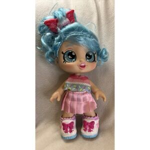 Kindi Kids Bubbleisha Doll Kids OS Blue Pink Good Cupcake Bobblehead‎ Toy